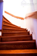 schody betonowe deski drewniane dąb