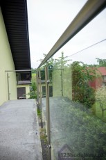 nowoczesny balkon balustrada z nierdzewki
