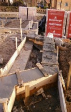 fundament pod wykusz, dodatkowo zbrojony