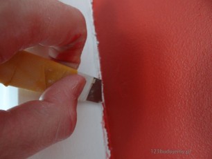 wykończenie narożnika,, odcięcie kolorów, odcinanie kolorów