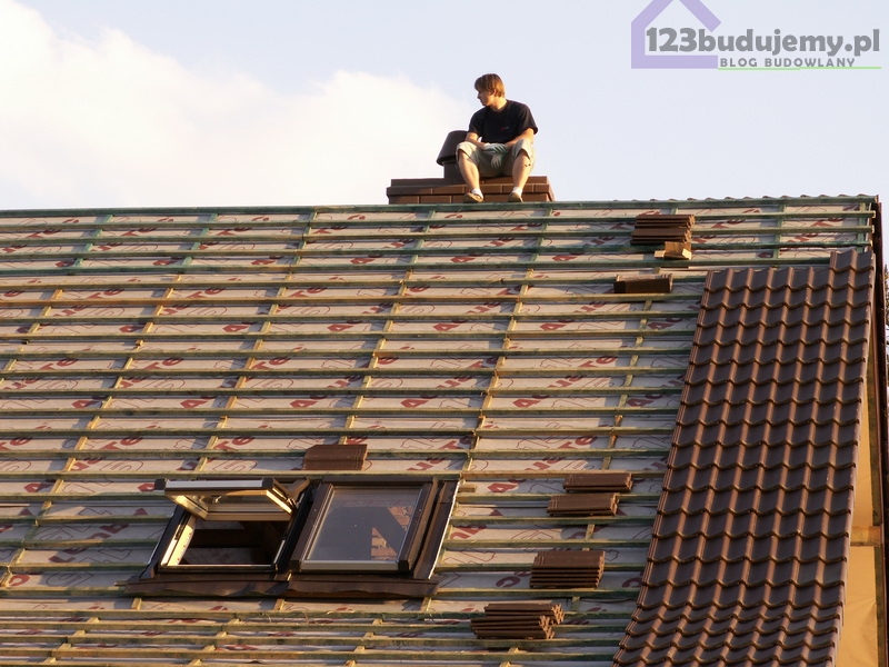 Inspekcja inwestora na dachu