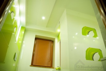 Dekory na ścianie zielona łazienka