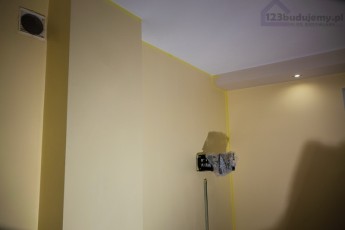 malowanie ściany w salonie odnowienie