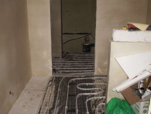 ogrzewanie podłogowe w holu, podłogówka