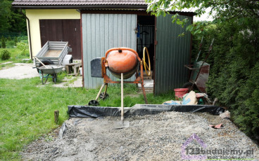 garaż blaszak, blaszany garaż garaż budowlany