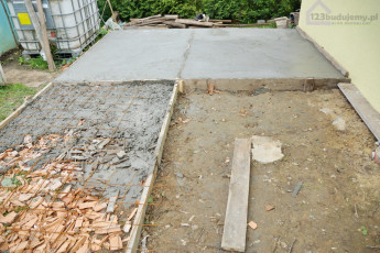 fundamenty pod garaż blaszak, garaż budowlany