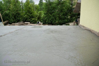 wylewka betonowa pod blaszaka