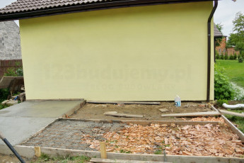 betonowanie podjazdu, boton po blaszak