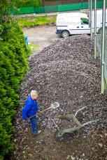 druga warstwa żużel utwardzenie podjazdu