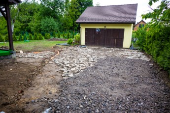warstwa kruszywa podbudowa pod kostkę
