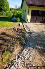 tłuczeń kamień pod garażem