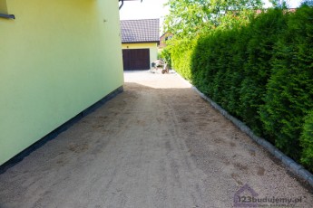 podjazd podbudowa tłuczeń