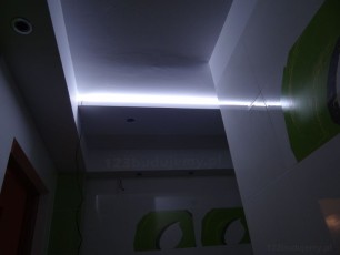 nowoczesne oświetlenie w łazience, led
