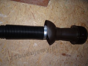 kominek wentylacyjny do kanalizacji z dachówką z tworzywa