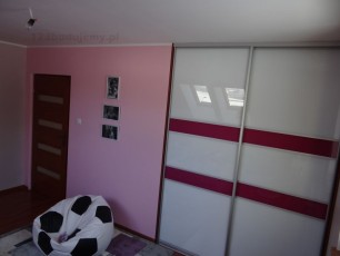 szafa przesuwna lakobel lacobel dwa pasy, profile,system szafy do garderoby