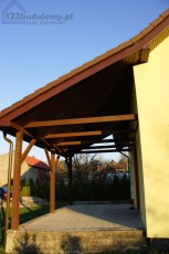 dach nad tarasem podbitka
