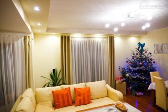 salon narożnik oświetlenie