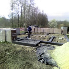 grzanie papy na fundamencie, folia do izolacji fundamentów