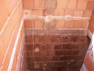 schody, instalacja elektryczna