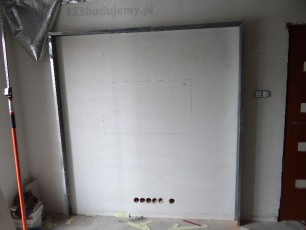 stelaż pod zabudowę telewizora