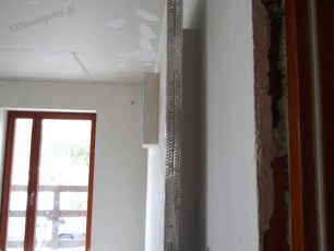 wnęka na taśme led w ramie zabudowy telewizora, ozdobnej ścianki z płyt kg