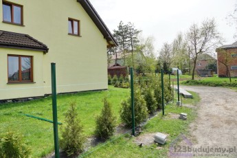 panele ogrodzeniowe ocynk, malowane, zielone, gotowe panele