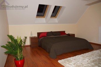 sypialnia łóżko malme ikea podwójne okna dachowe