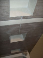 półki pod prysznicem przed delfinem