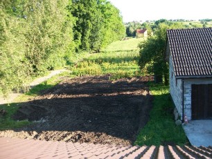 podnoszenie działki