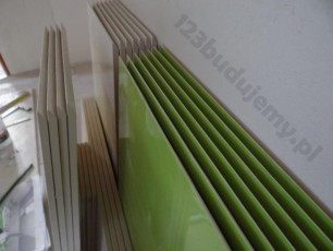 wyszlifowane płytki pod kontem 45 stopni, tubądzin colour
