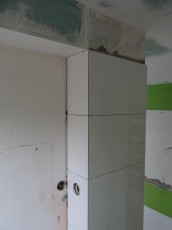 narożniki z płytek ceramicznych, szlifowanie narożników