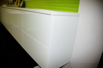 białe frontu lakierowane na połysk