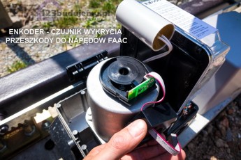 montaż enkodera faac 740 741