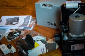 zestaw faac 741 napęd do bramy przesuwnej 5m