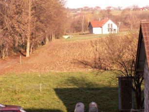 pola za działką działka po budowie domu
