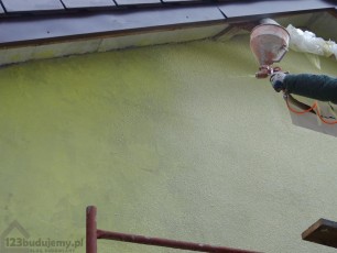 tynkowanie natryskowe, tynki natryskowe zewnętrzne opinie cennik trwałość jakość