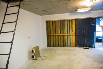 malowanie garażu białe ściany