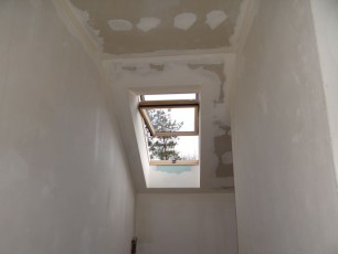 okna dachowe, obrabianie okien dachowych