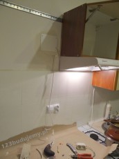 podświetlenie mebli kuchennych, tasma led, ledami