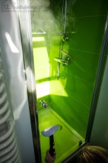 mycie parą kabiny prysznicowej