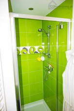 wnęka prysznicowa drzwi prysznicowe szklane koło