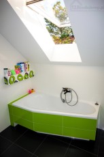 zabudowa wanny, półka nad wanna