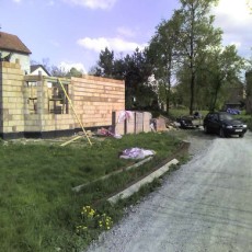 budowa domu, murowanie ścian