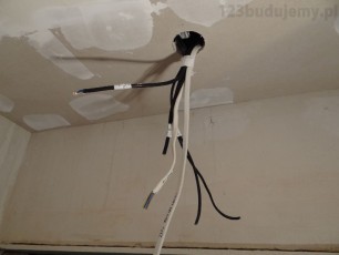 electrical installation, instalacja elektryczna, Elektroinstallation sufitu podwieszanego