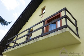 odbiór domu balkon