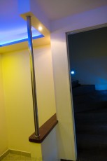 wyspa lada drewniana korytarz hol wiatrołap