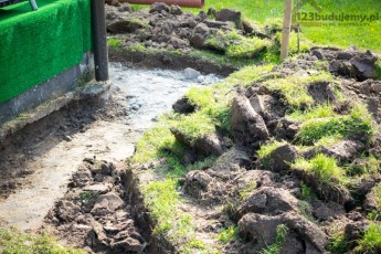 odwodnienie działki, woda z rynien do zbironika