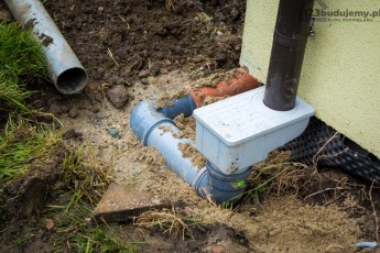 osadnik rynny pcv, odwodnienie z rynien