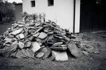 gruz do utwardzenia terenu pod kostkę