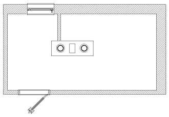 rzut łazienki projekt arcon